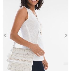 Chico embellished crossbody bag.